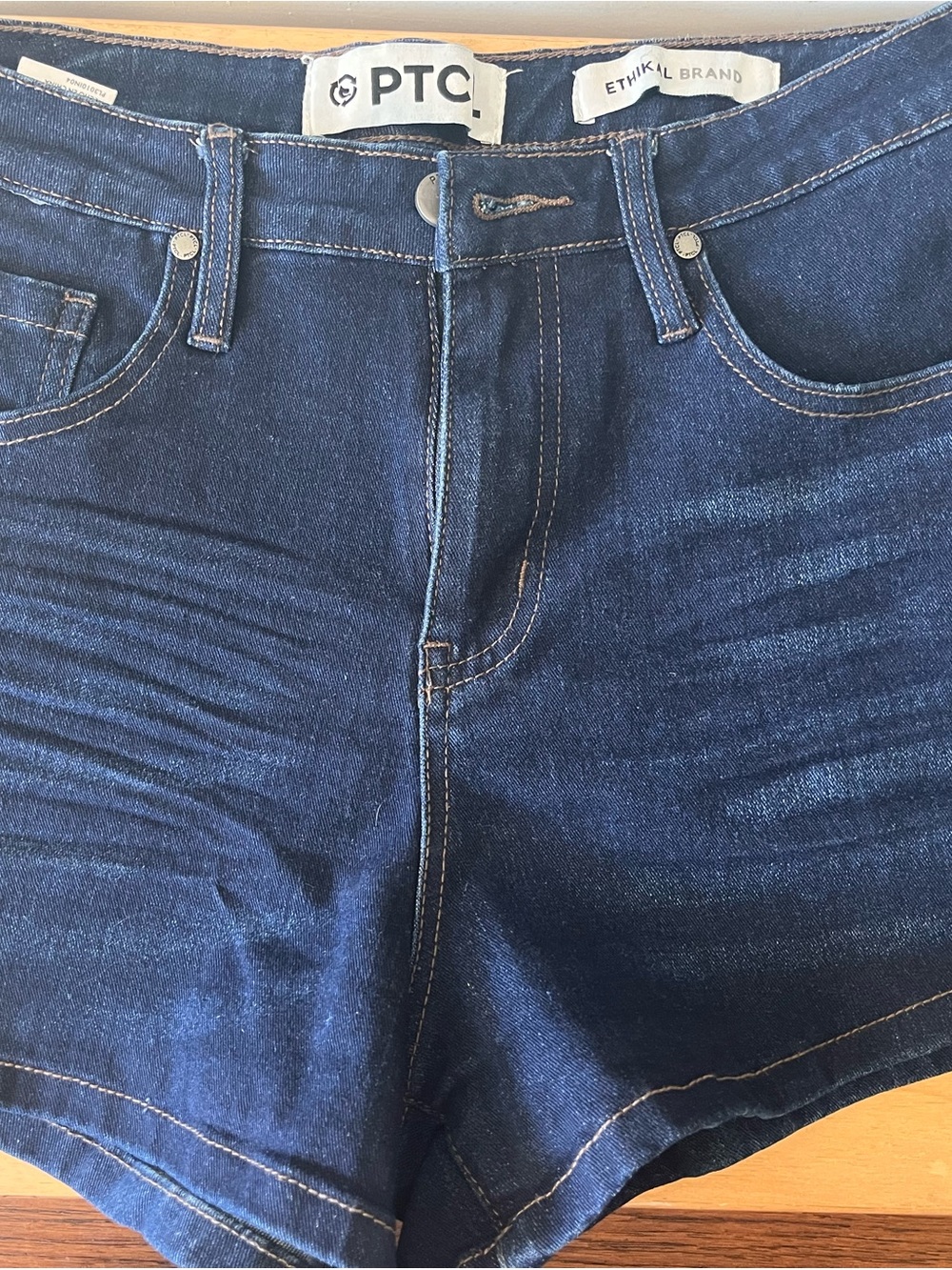 TC Dark Indigo Denim Jeans with Contrast Stitching